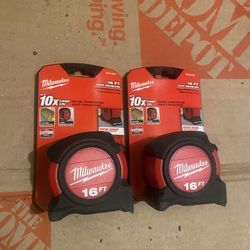 Milwaukee 16ft. Tape Measures (2)