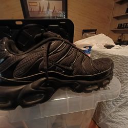 Size 11 Nike Air Max Plus Triple Black
