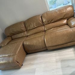 leather sofa