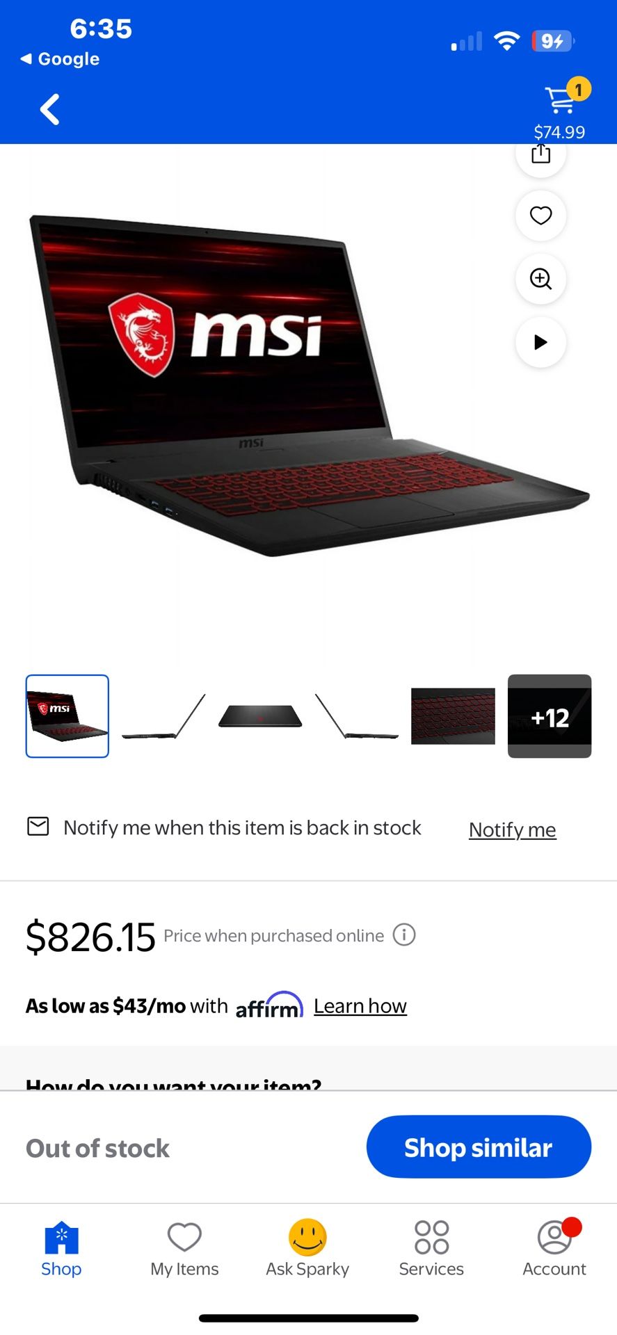 Msi Gaming Laptop 