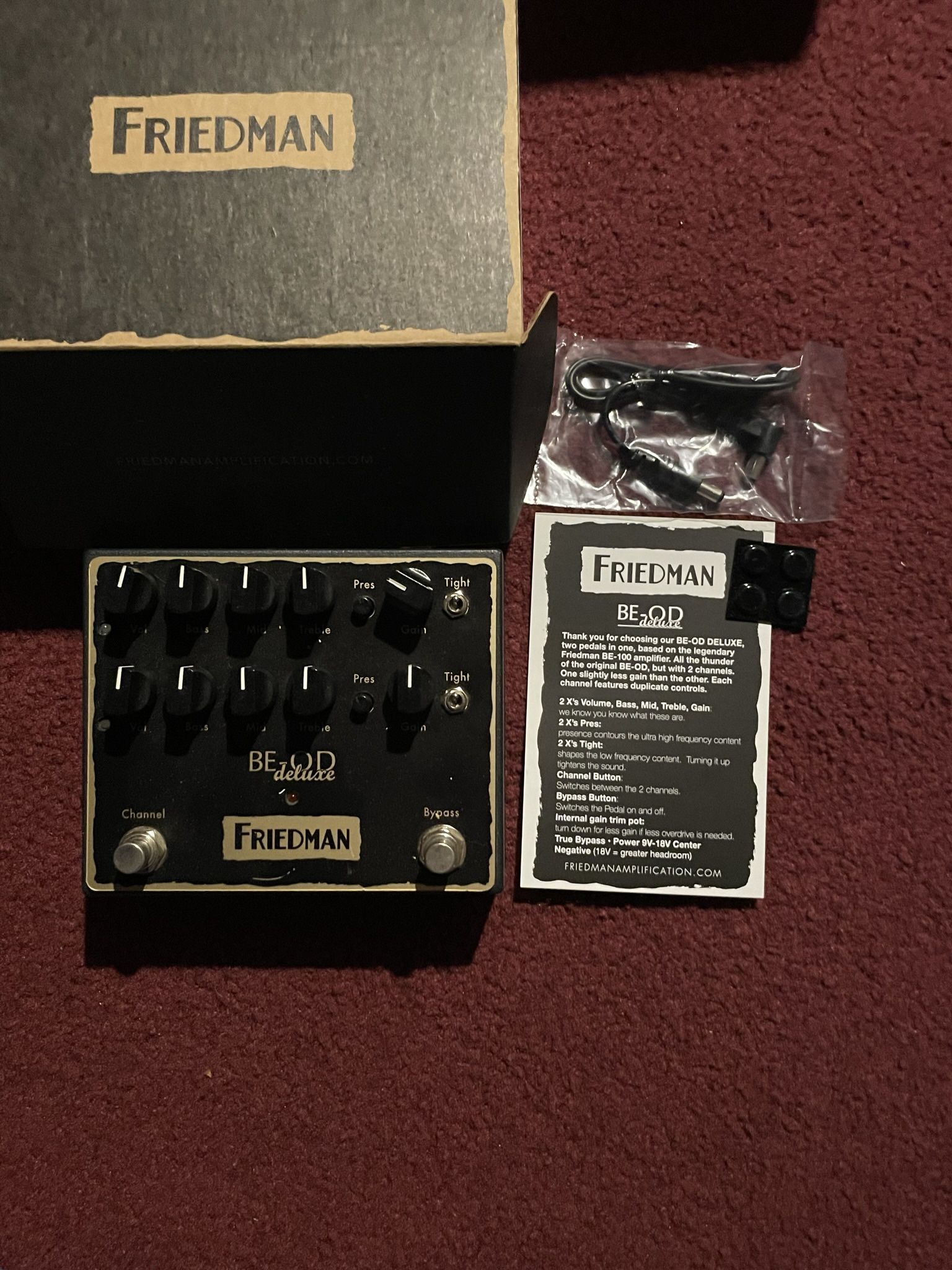 ☆FRIEDMAN BE-OD☆ Friedman - BE-OD Deluxe Overdrive Pedal : Amazon.in: Musical