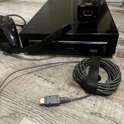 Black Nintendo Wii - Loose Set (RVL-101 USA)  + Controllers