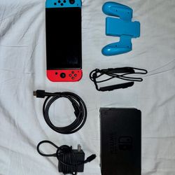 Nintendo Switch With 128GB SD and Whole set