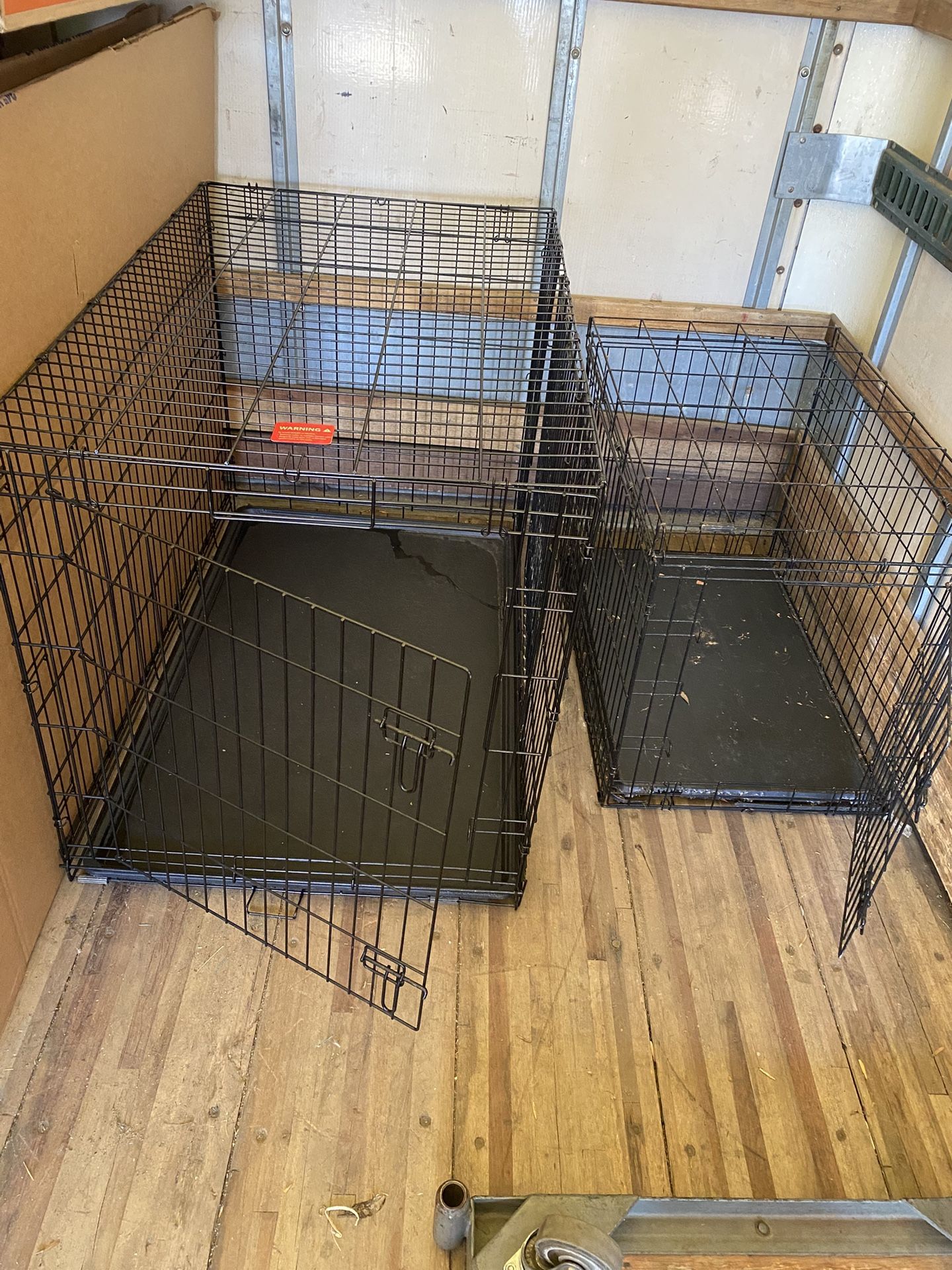 2 Dog Cages