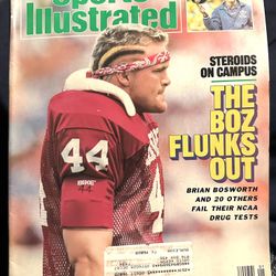 Sports Illustrated January 5, 1987 The Boz Flunks Out