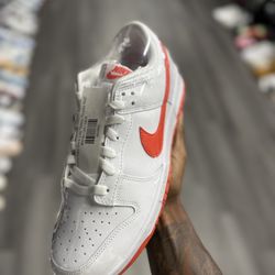 Nike Dunk Low White Picante Red 