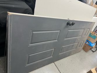 Free front door (door knob and lock not included)