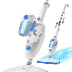 Steam Mop for Hardwood Floor Cleaning, Floor Steamer Cleaner Lightweight for Vinyl, Laminate, Carpet, Tile Hard Floors w/Adjustable Steam Modes & Heig