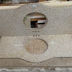 solid granite vanity & countertops