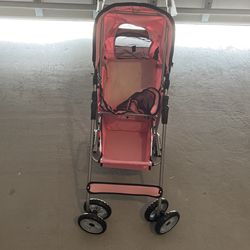 New Puppy Stroller Pink 