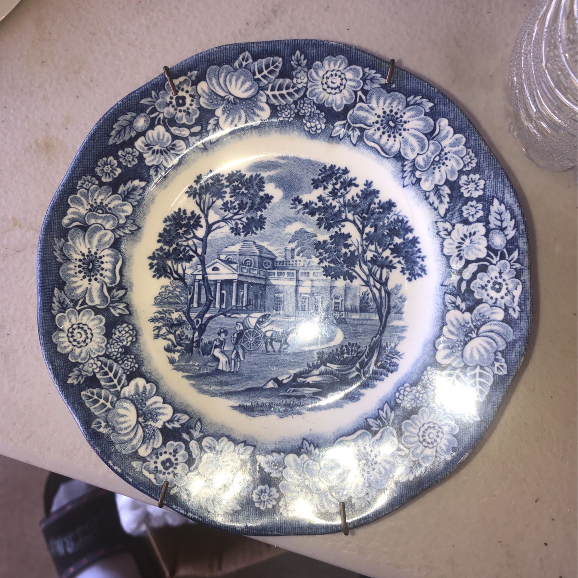 Vintage Liberty Blue China Plate