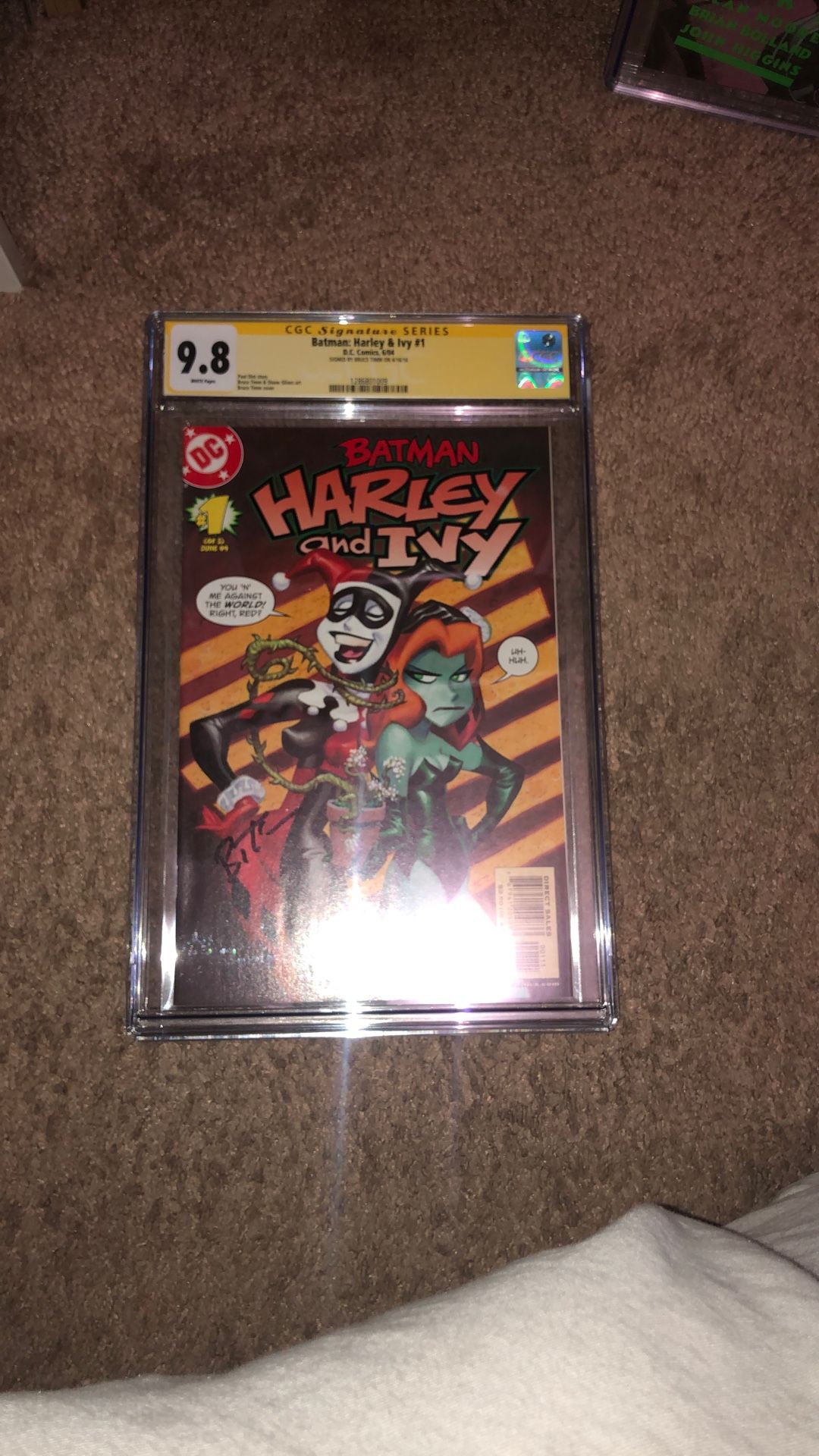 Batman Harley And Ivy 9.8 Signed