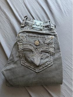 Rock Revival Men’s 30x30 Straight Dark Gray