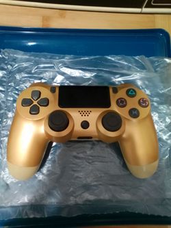 PS4 wireless controller gold $35 firm today only