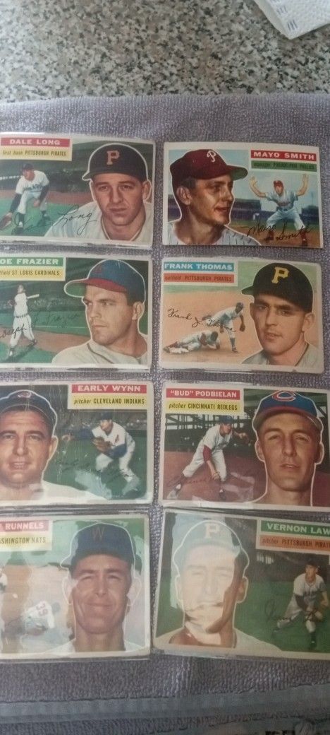 1956 Topps Baseball Cards 