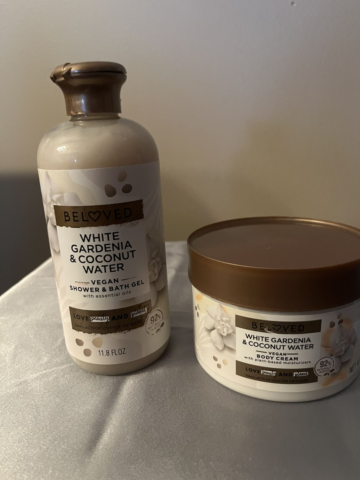 Beloved Body Wash & Body Cream White Gardenia & Coconut Water *New & Sealed*
