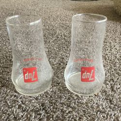 Two Vintage 7-Up, The Uncola Glasses