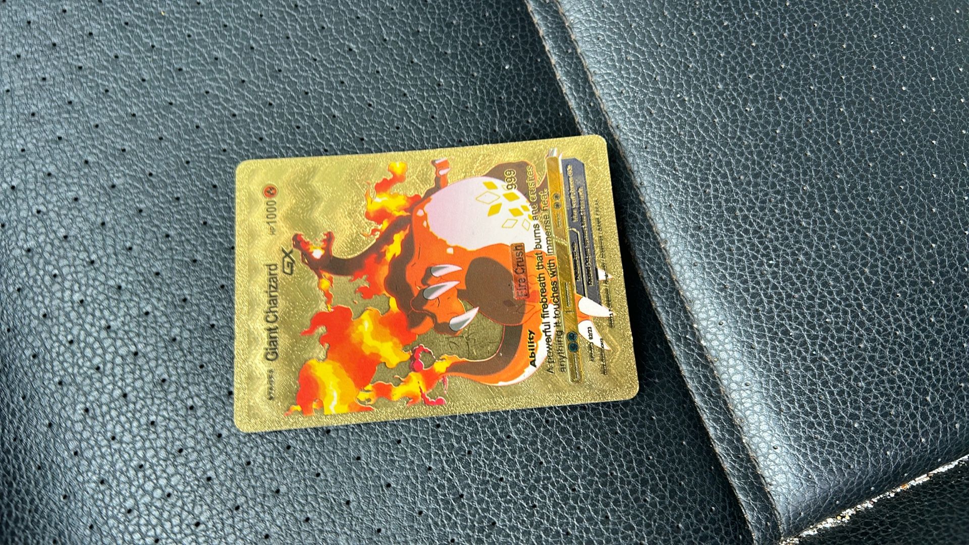 Charizard Gold Pokemon Card
