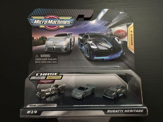 Micro Machines Bugatti Heritage Chase Rare