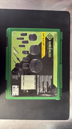 Greener 3/4 to 4/34 Hole Saw Kit