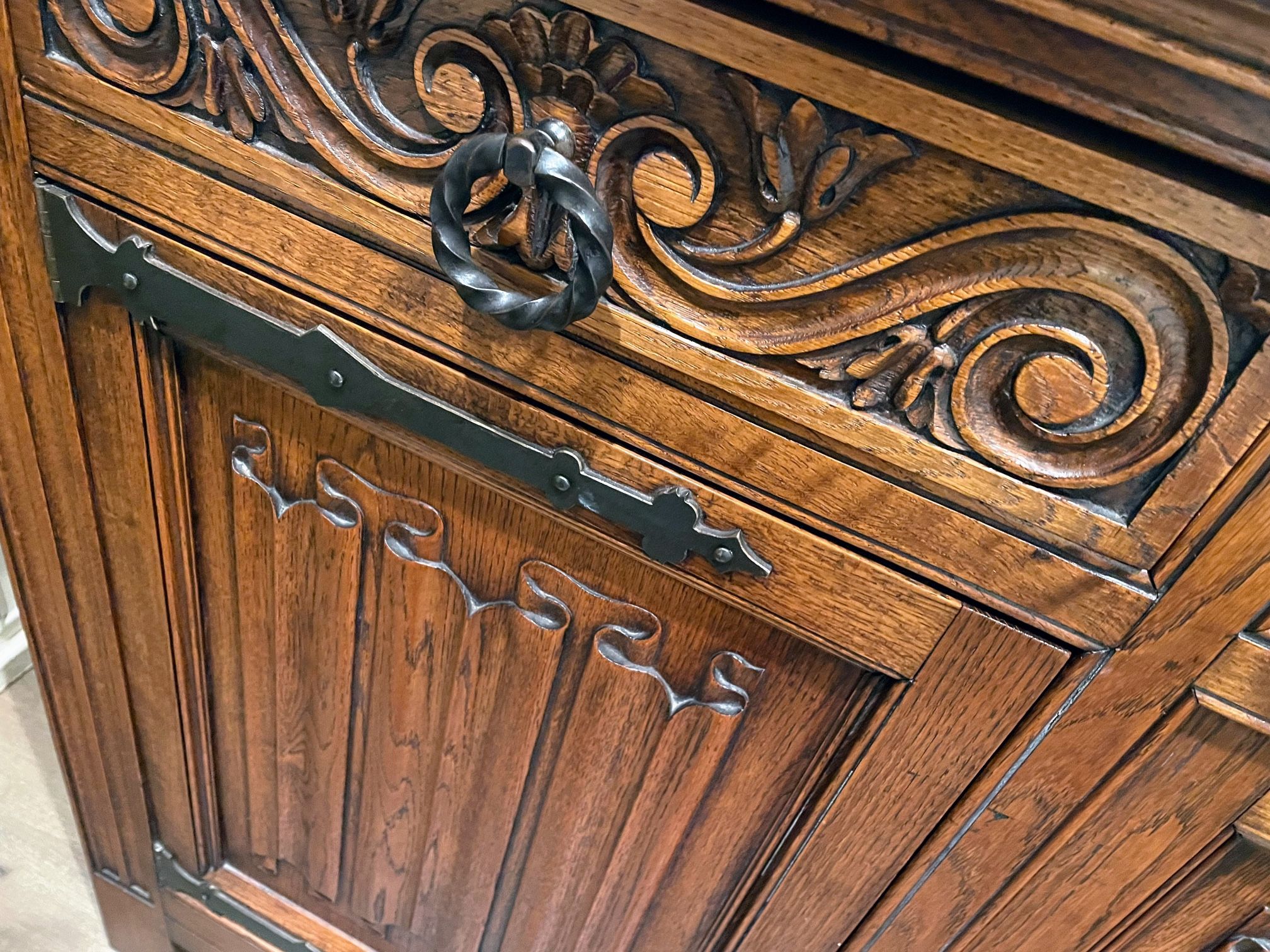 Antique French Church Cabinet