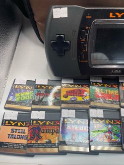 Atari Lynx Console and Games - All Tested - For Sale or Trade