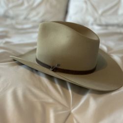 Vintage Stetson Western Cowboy Hat w/ Original Box Felt Tan Classic Cattleman