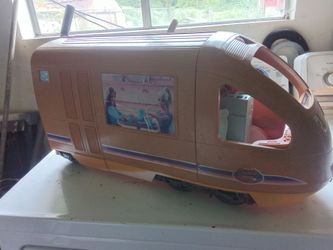 Barbie travel train