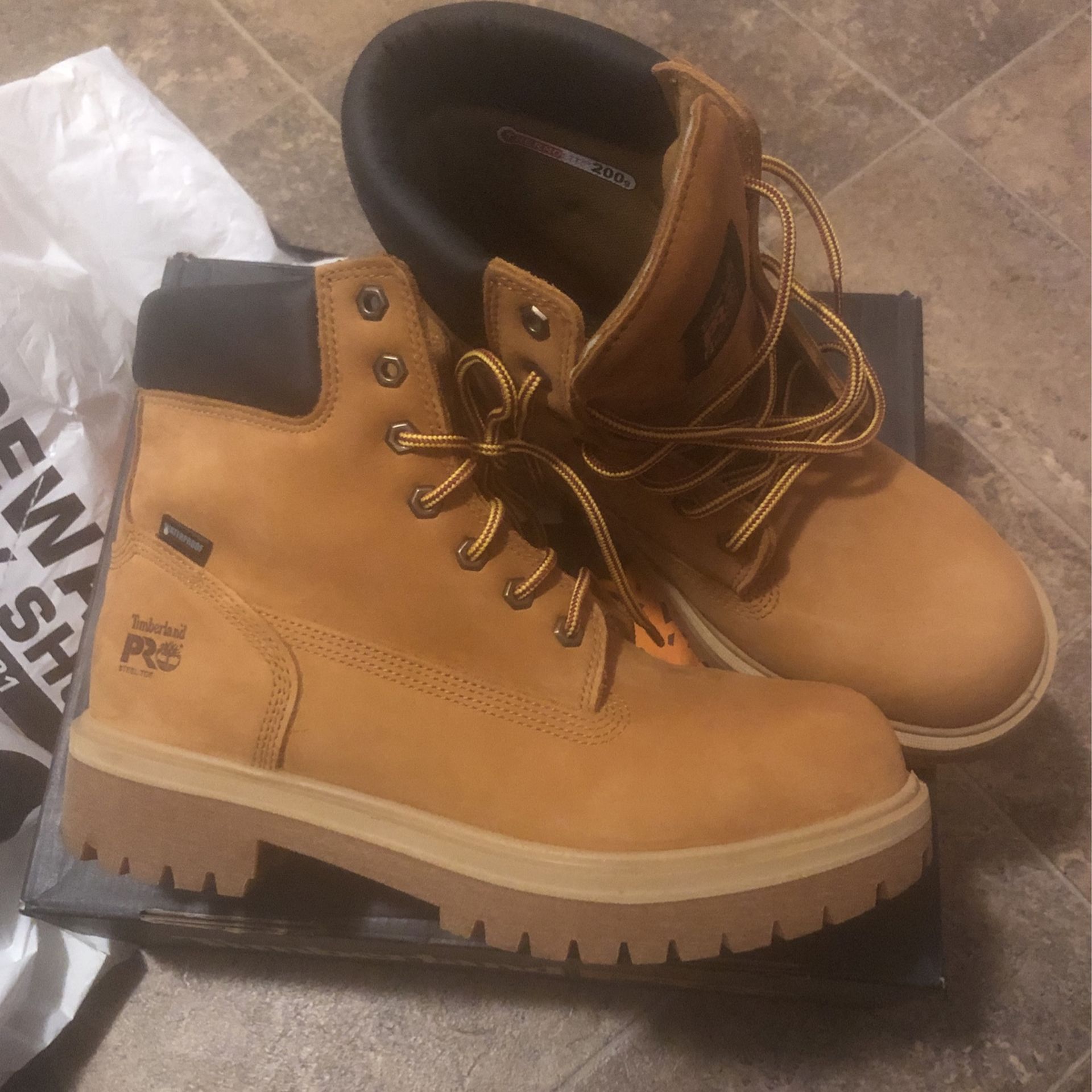 Steel Toe Boots Size 10