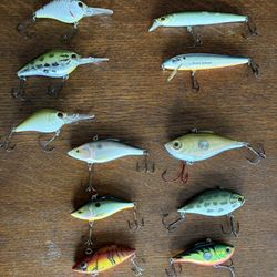 Lot of 11 Rapala Fishing Lures