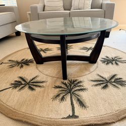 Glass Top Coffee Table 