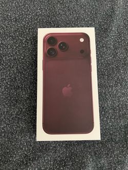 Apple iPhone 18 pro max burgundy unlocked I’m mobile I can meet now