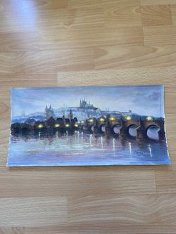 Painting Of Charles Bridge Prague By Jveres