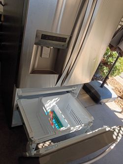 Refrigerator in excellent working condition is connected u can see it's working