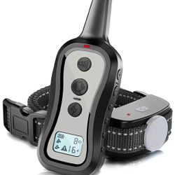 Dog Training Collar Dog Shock Collar with Remote, 3 Training Modes, Beep, Vibration and Shock, Up to 1000 ft Remote Range, Rainproof