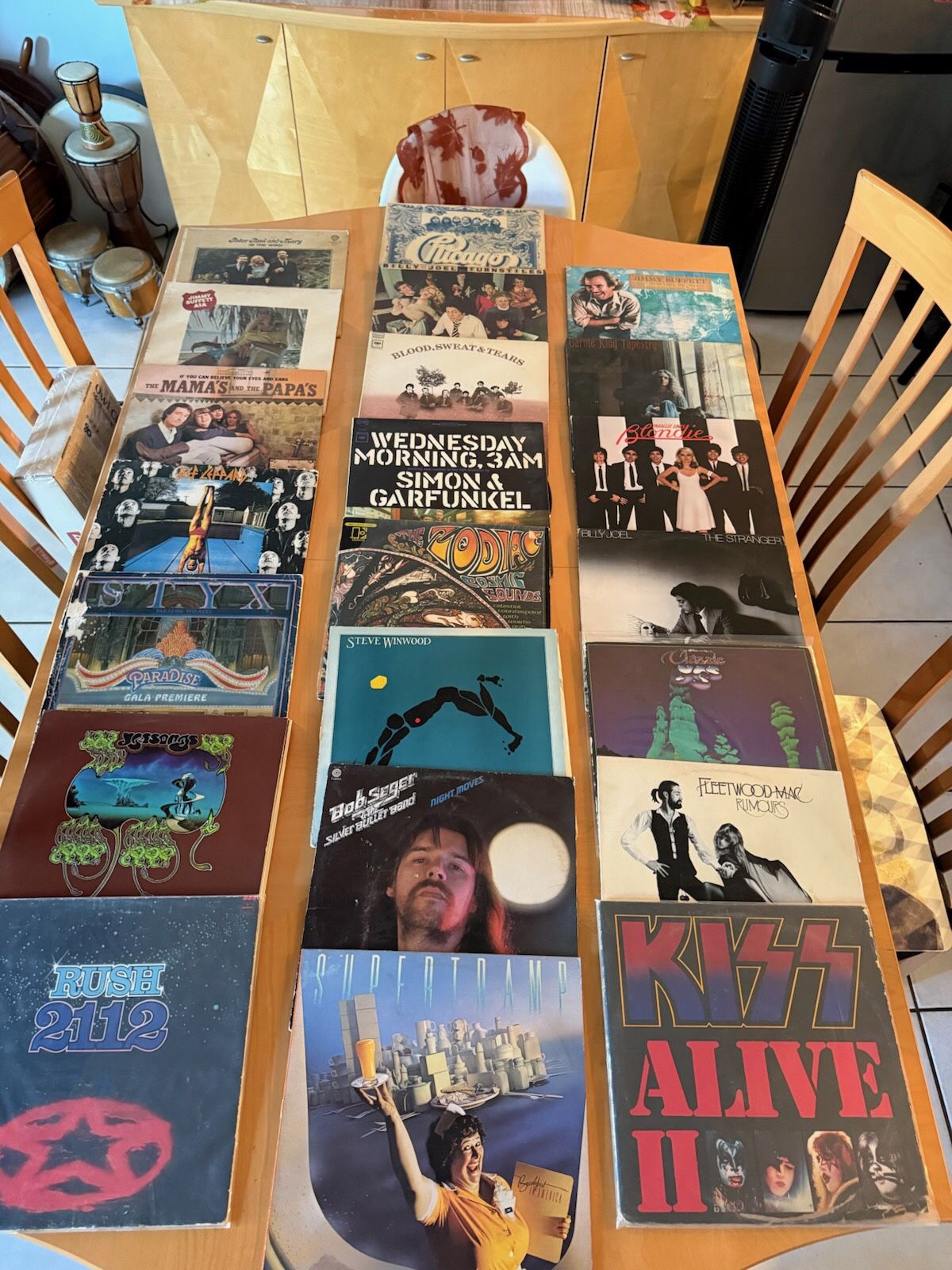 Have Around 400 LP Records 1s, 80s Mostly Rock & Roll Some Motown, Country, Latin TRADE???? (I don’t have Orchestra and stuff like that)