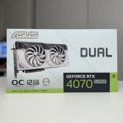 ASUS Dual GeForce RTX 4070 SUPER White OC Edition