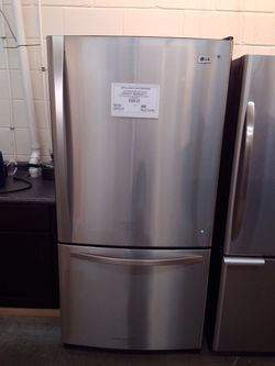 LG stainless steel fridge