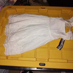 White 2t Summer Dress