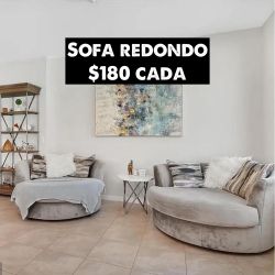 2 Round Sofa
