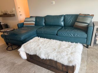 Genuine Leather Sectional Sofa