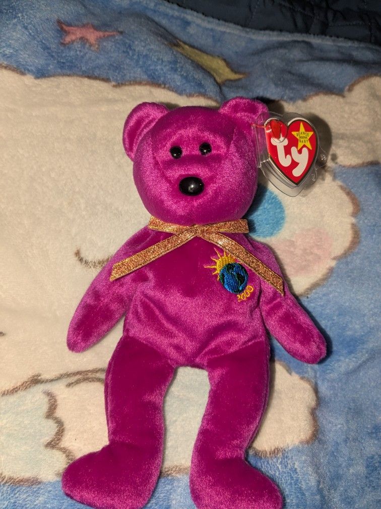 Millennium Beanie Baby With 3 Misspelling Errors