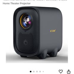 COI 1080P WiFi Bluetooth Projector, 4K Supported, Netflix