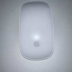 Apple Magic Laser Mouse Wireless Bluetooth White A1296 Untested preowned Read!!   