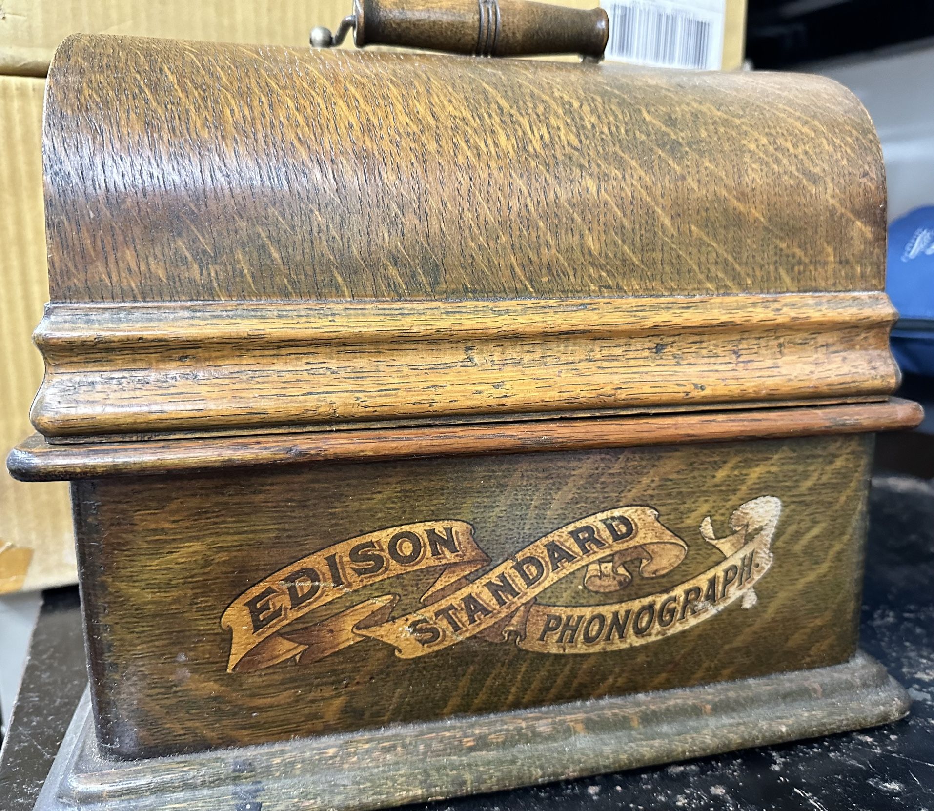 Edison Standard Phonograph Model A Standard Cylinder Player 1(contact info removed)