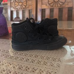 Toddler Black  Converse Size 11c 