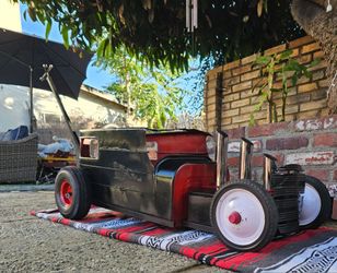 Custom made ratrod choptop wagon