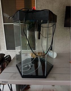 30 gallon hexagon aquarium
