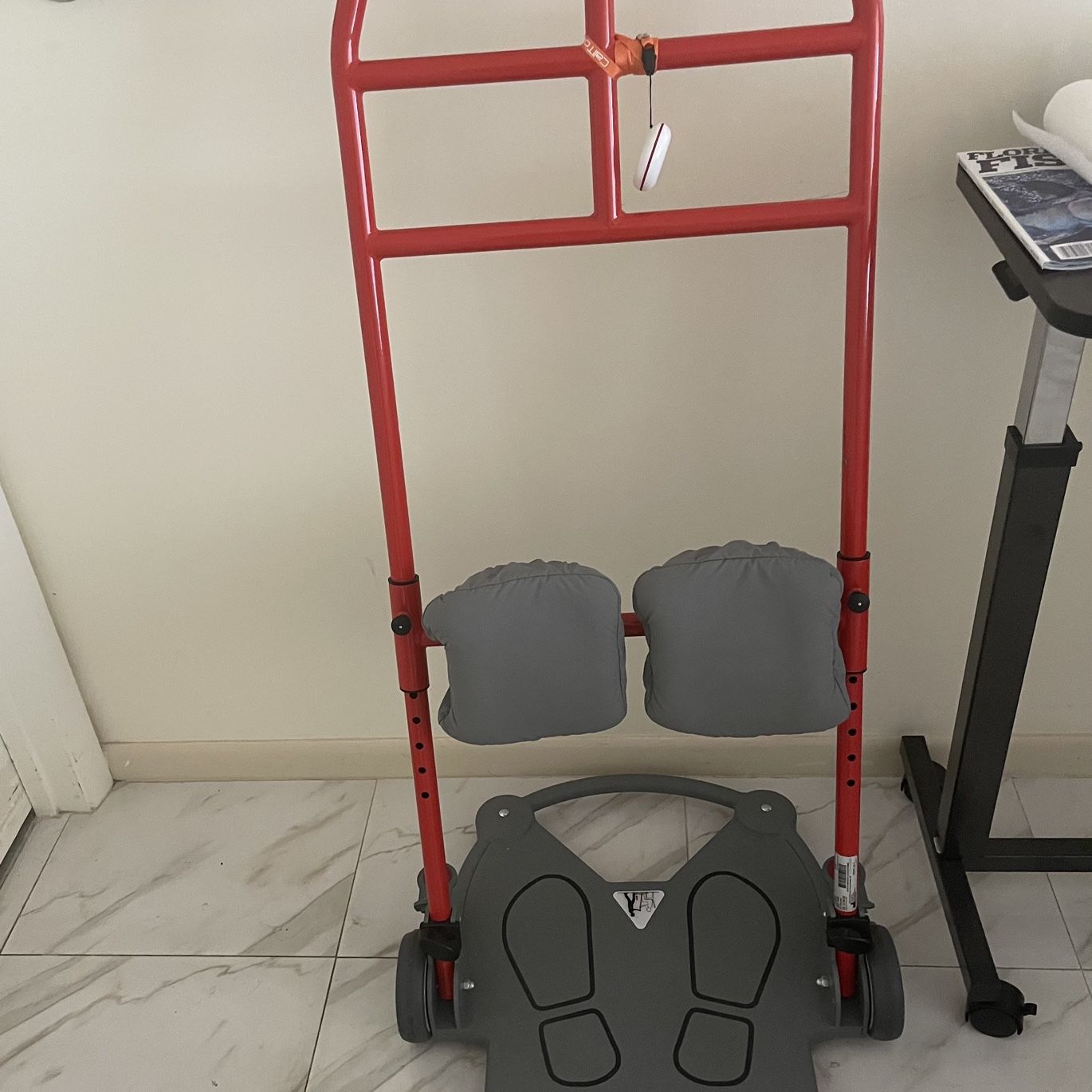 Sit-to-Stand Lift To Transfer Immobile Person At Home Or In A Facility