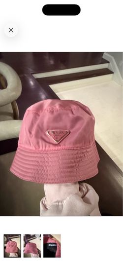 Prada Pink Nylon Bucket Hat